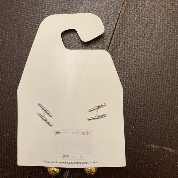 14th & Union hinged gold costume bracelet. - Picture 2 of 2